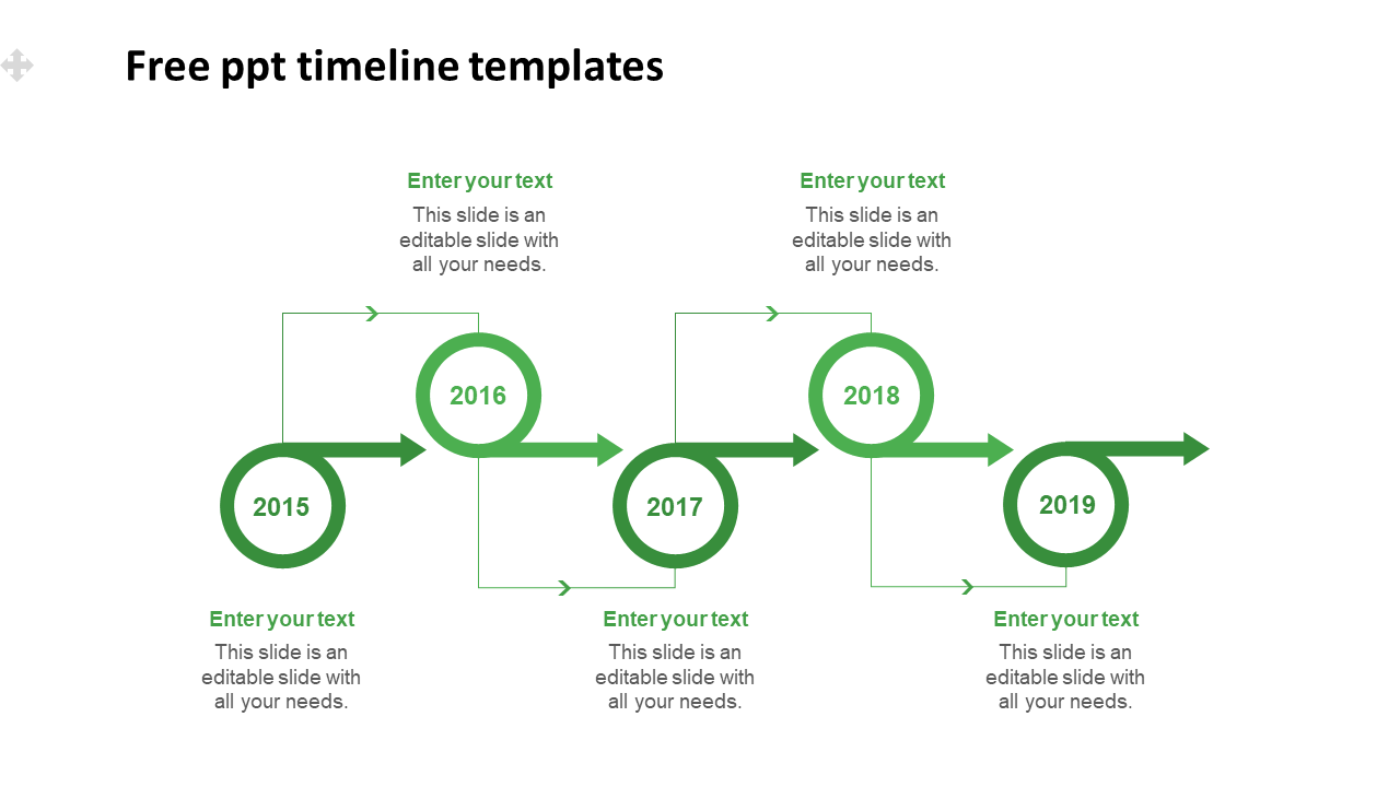free ppt timeline templates-green-5